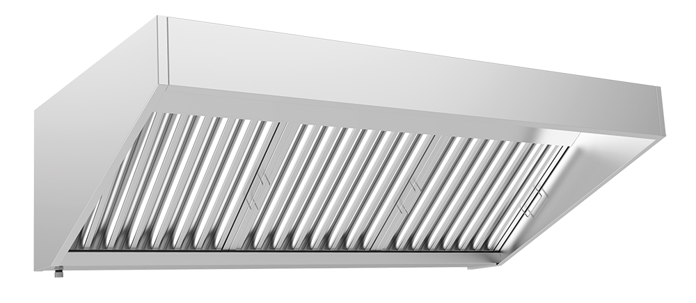 [076602] Campana extractora mural d'acer inoxidable