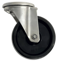 Rueda anticalórica en acero inoxidable ø100 mm.