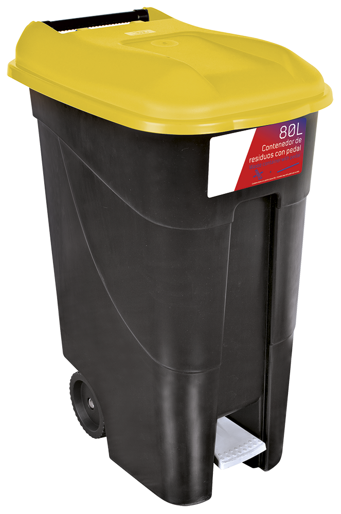 Contenidor de desaprofitaments 80L seriï *GO Groc