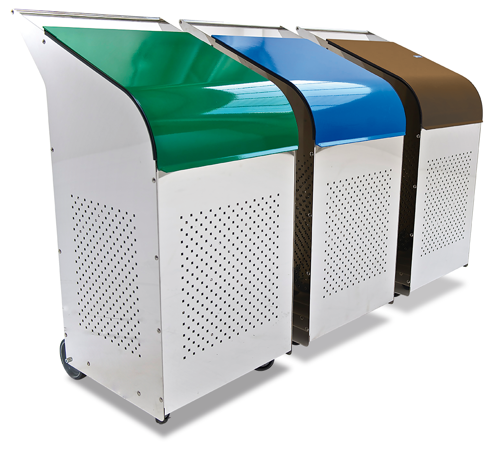 Contenedor profesional para reciclado