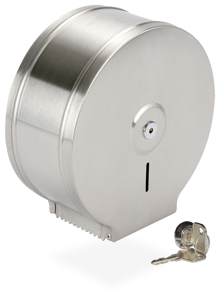 [460212] Dispensador inox de rollos de papel higiénico