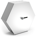 Dispensador *inox hexagonal de paper higiènic