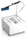 *Lavabotas manual en acer inoxidable