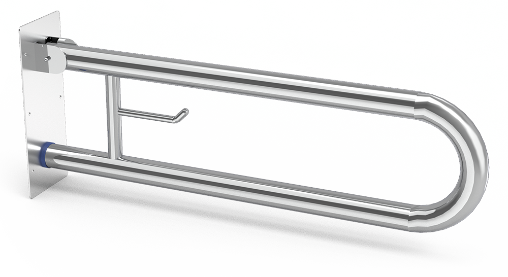 [481666] Barra de suport *inox mural vertical abatible