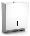 Dispensador en acero inox de toallas de papel