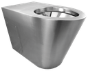WC inox salida horizontal