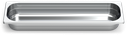 Cubeta *gastronorm *inox 2/4 (*530x162 mm)