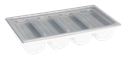 Tapa para cubertero plástico gris GN 1/1