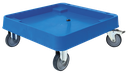 Plataforma con freno para transporte de cestos de lavavajillas