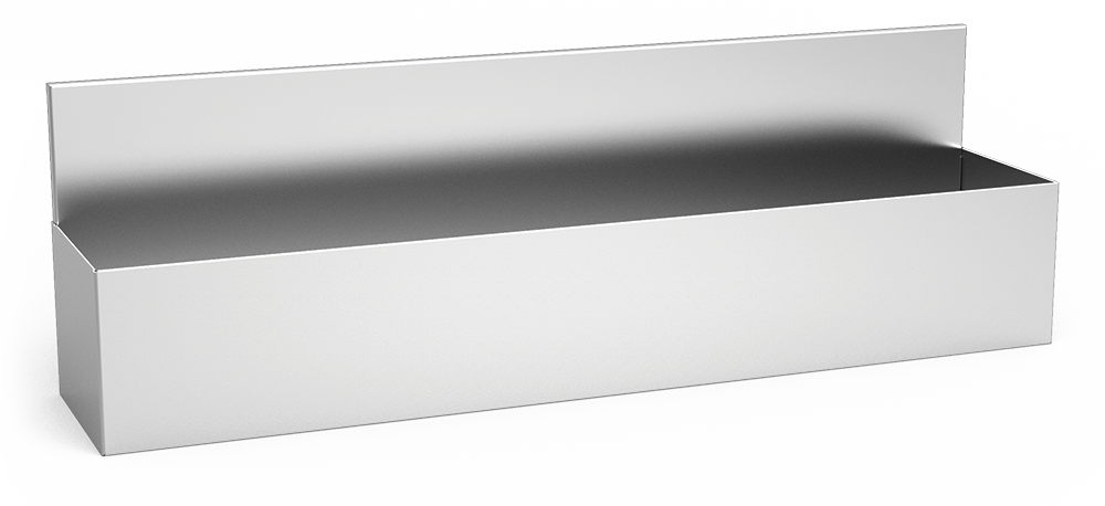 [083060] Ampoller *inox per a adossar o sobretaula