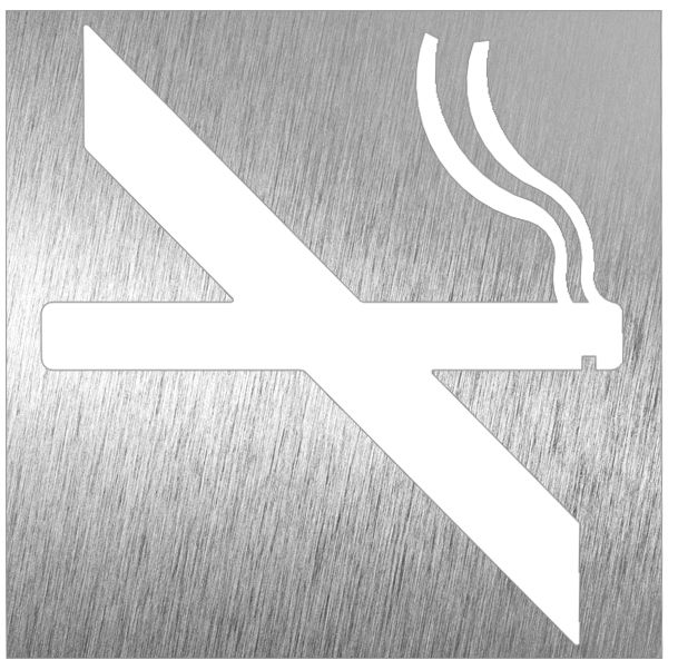 [082606] Pictograma inox - Prohibido fumar
