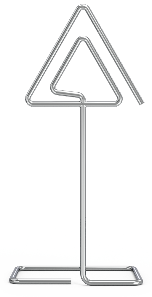 [081860] *Portaprecios en vareta *inox