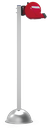 Columna inoxidable con dispensador "Su turno"