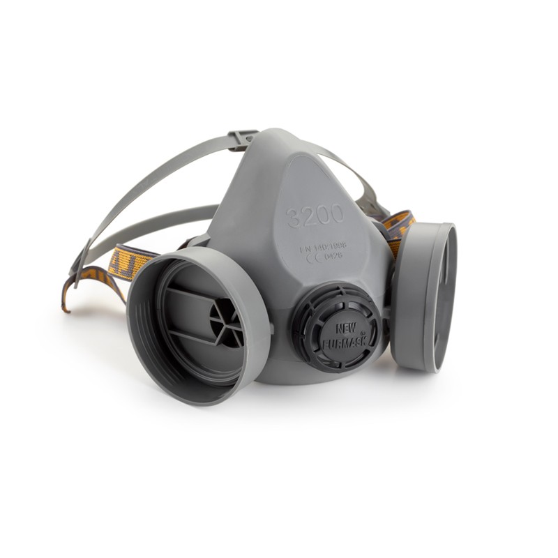 [37400] New Euromask 3200, Semimáscara Clase 1 para 2 Filtros