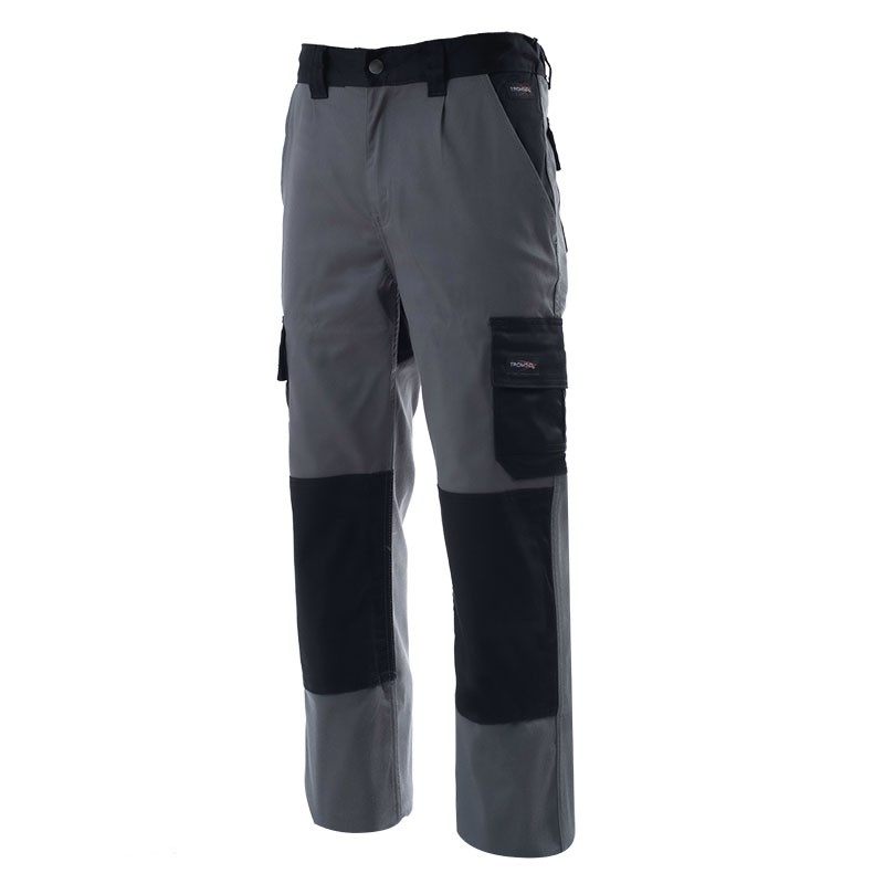 [166] Grove, Pantalón Multibolsillos Gris-negro Talla S-3xl