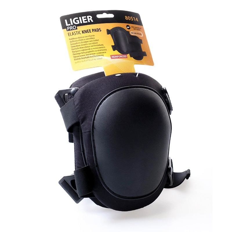 [80514] LIGIER-PRO, Rodilleras elasticas con refuerzo ligeras, par