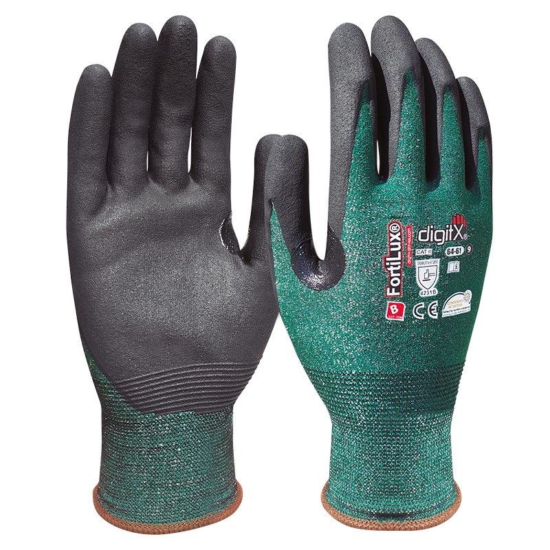 FORTILUX, Guante anticorte B nitril foam 18g refuerzo pulgar