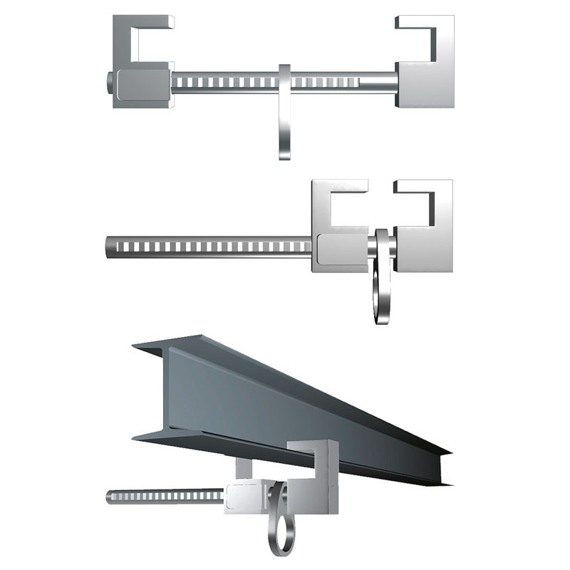 [80274] Anclaje Garras, Barra de Anclaje para Vigas de Aluminio
