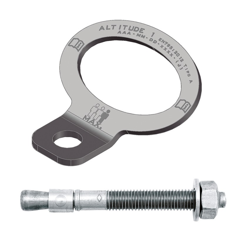 [80145-TI] Placa para 3 Operarios con Tornillo 16 Mm, con Tornillo