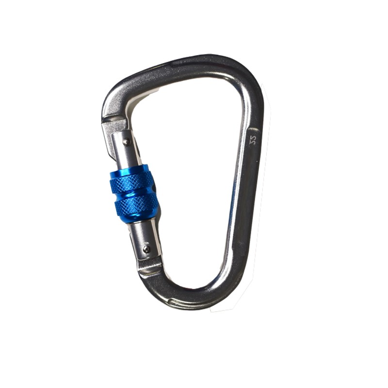 [80120B] Mosquetón Cierre Tornillo, Aluminio