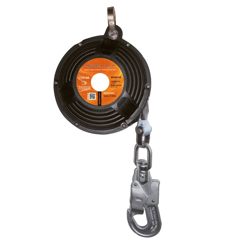 [80336-SA] Kompakt Plus, Retráctil Vertical Cinta 6 M sin Absorbedor